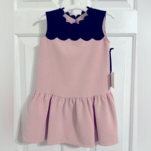 Chic Pink and Black Sleeveless Dress